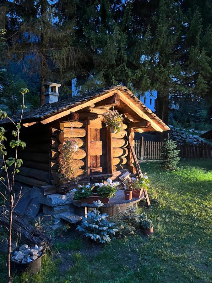 Chalet Blanc "Coeur Sapin" Courmayeur Exterior foto